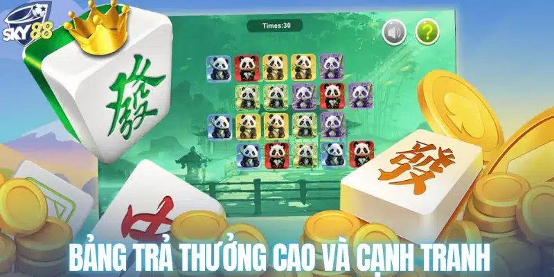 Bảng trả thưởng cao và cạnh tranh