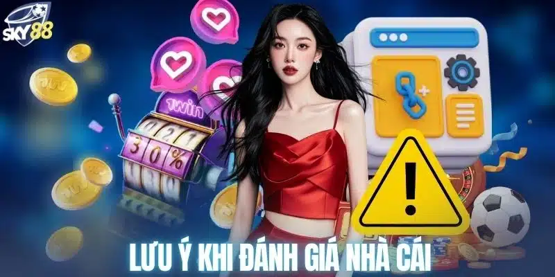 Lưu ý một số vấn đề khi đánh giá nhà cái